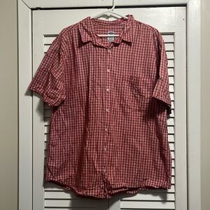 Old Navy Y2K old school cotton button down XXL